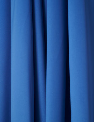 TWEED DRESS(ツイードドレス)のブルーロングドレス・シフォン｜TN2027-BLのスカート生地拡大画像です。