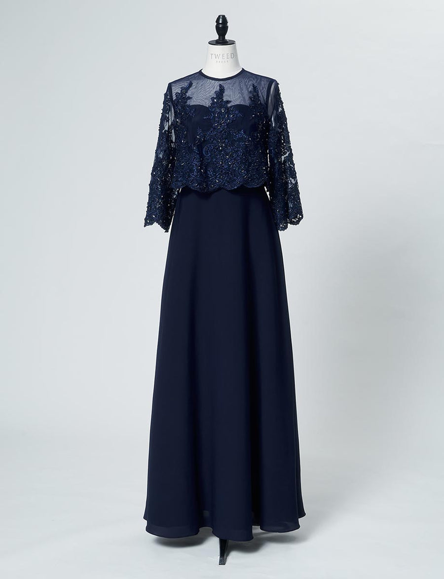 マザーズドレス　TWEED DRESS 11号　ダークネイビー　結婚式　母 MD0229-1_DNY_002_900x.jpg?v=