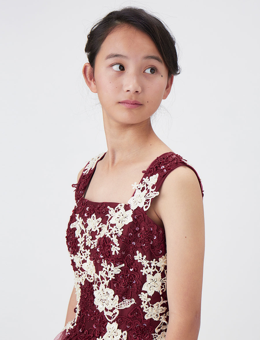 ワインレッド コンクールドレス・演奏会・発表会ドレスにお薦め