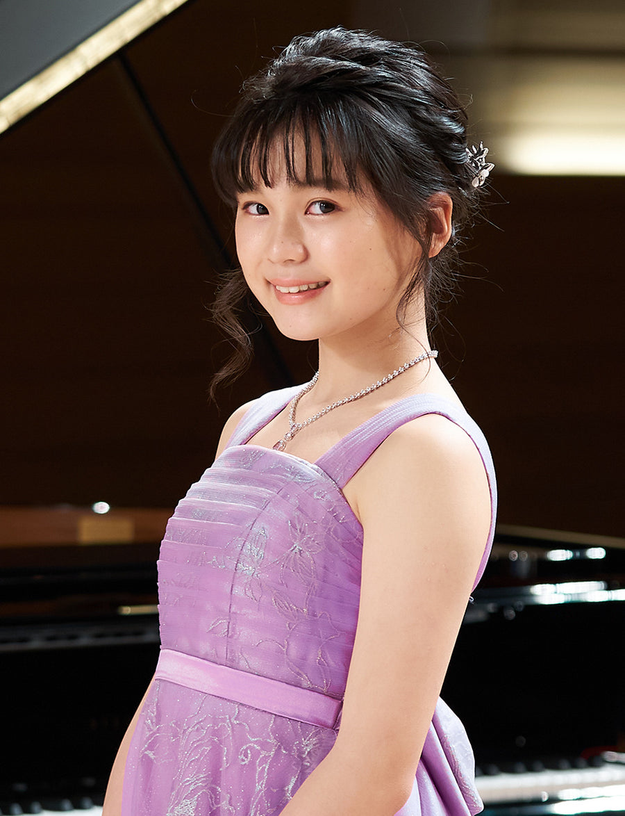 TWEED ドレス 150(ラベンダー) 発表会ドレス 中学生 ピアノ 演奏会ドレスにお薦めジュニア