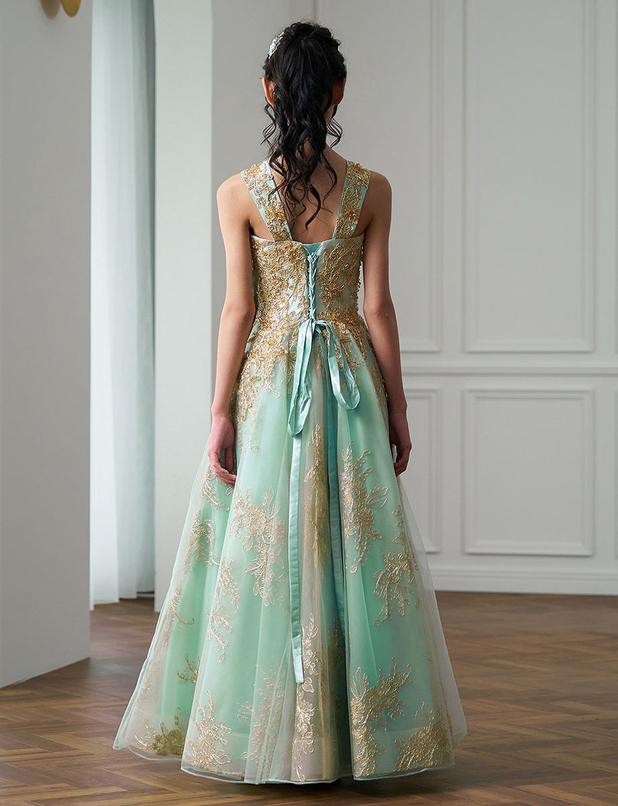 編上げ・レースアップ仕様ドレス（ジュニア・130〜160cm）｜TWEED GIRL